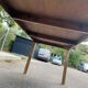 Dining table 175x80 renovated in raw solid acacia Tikamoon 6/8 people