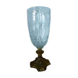 Vase en verre bicolore XIXème