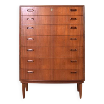 Commode danoise en teck du milieu du siècle, années 1960.