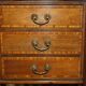 Restored Victorian walnut revolving library.
