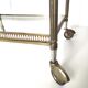 Dessert golden brass bar and glass