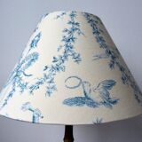 Toile de Jouy floral lampshade