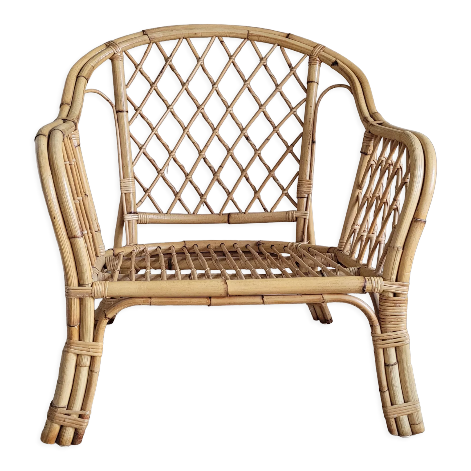 Adult rattan armchair