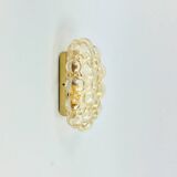 Applique murale en verre bullé du milieu du siècle par Helena Tynell pour Limburg, années 1960