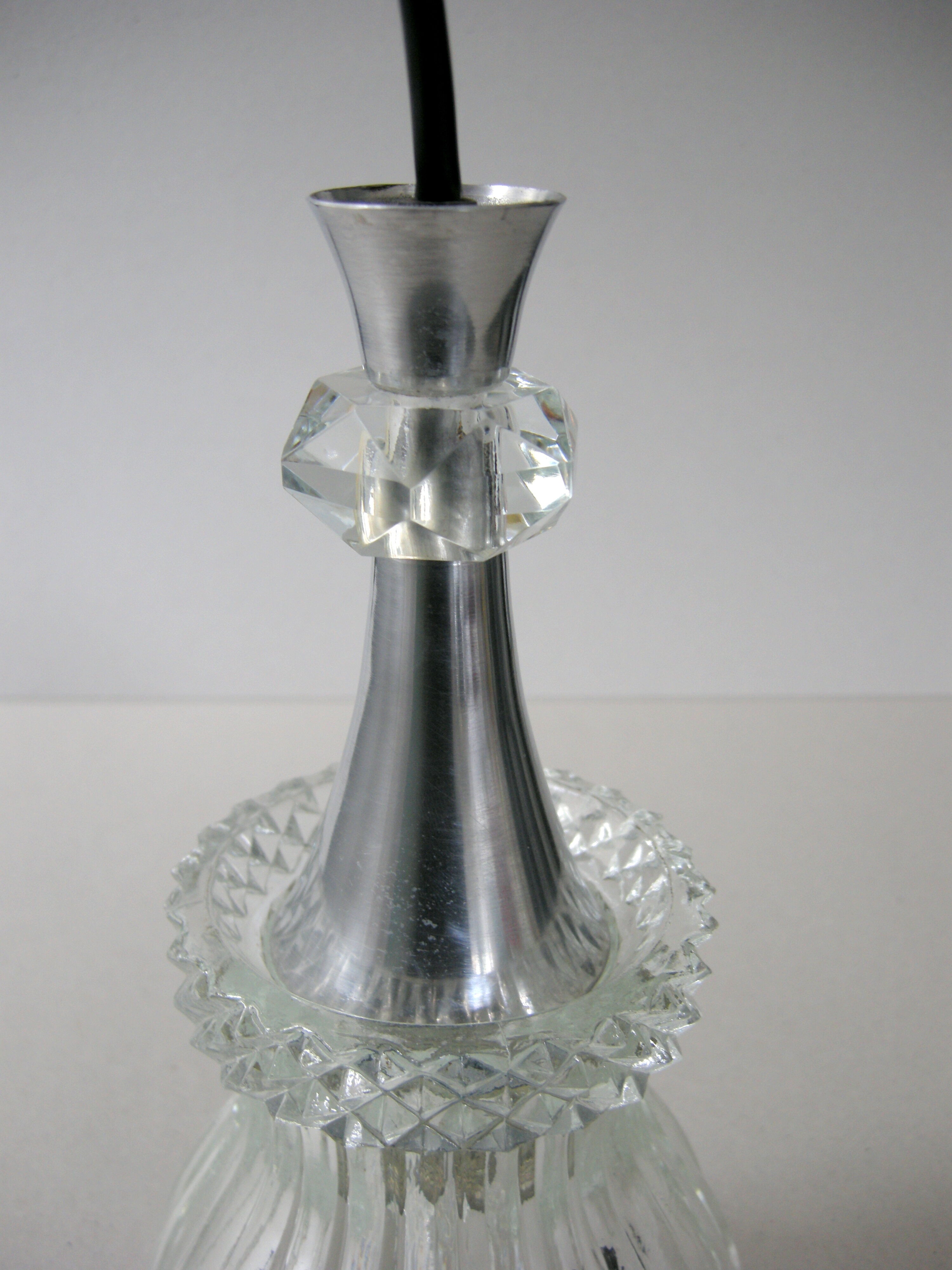 Suspension vintage 1960 verre