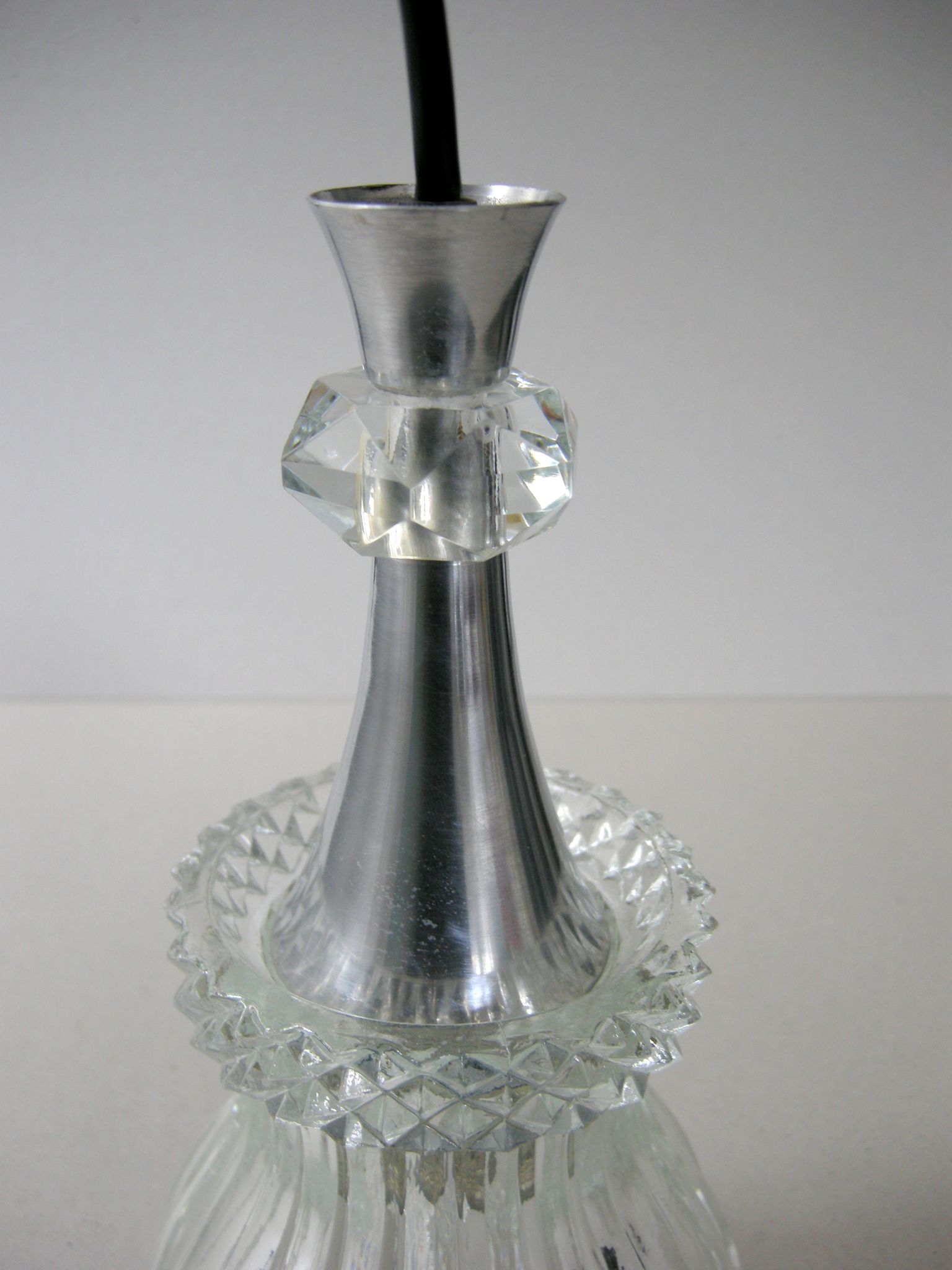 Vintage pendant lamp 1960 glass
