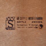 Vintage Scandinavian teak side table, design by Yngvar Sundström