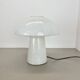 Grande lampe de table en verre ufo de 36 cm fabriquée par glashütte limburg, allemagne, années 1970