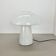 Large 36cm ufo glass table light made by glashütte limburg, germany, 1970s