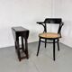 Small antique oak gateleg drop-leaf side table, 1900s