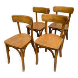 Set of 4 vintage bistro chairs