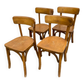Set of 4 vintage bistro chairs