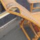 Rattan chaise longue 1920