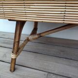 Enfilade vintage en rotin