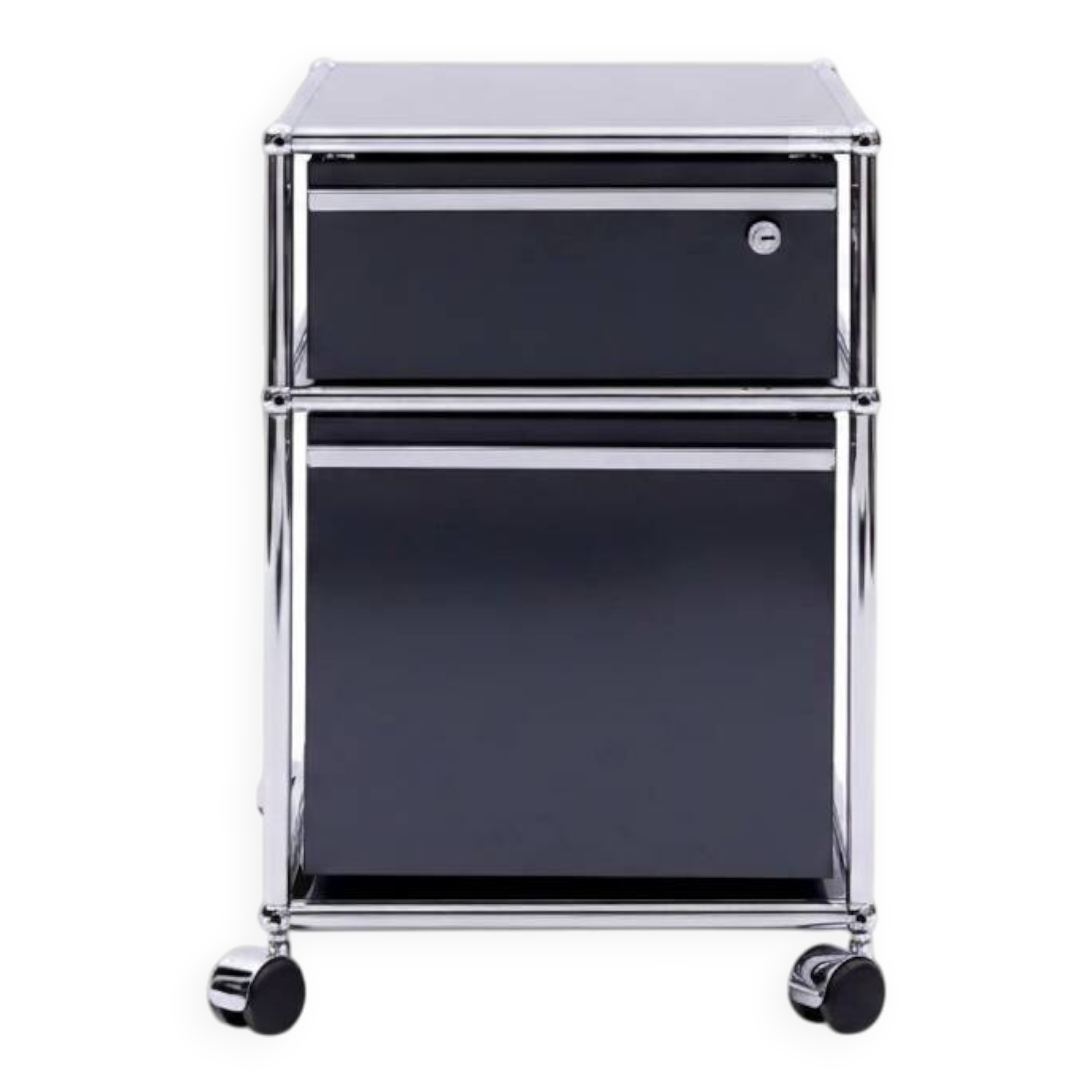 USM Haller black mobile caisson M63 – 3 drawers – Swiss design