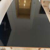 Table années 60 formica et teck extensible 6 à 8 personnes