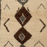 Handcrafted Moroccan Berber carpet 150 x 93 CM