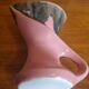 Vase vintage art déco années 50 forme libre