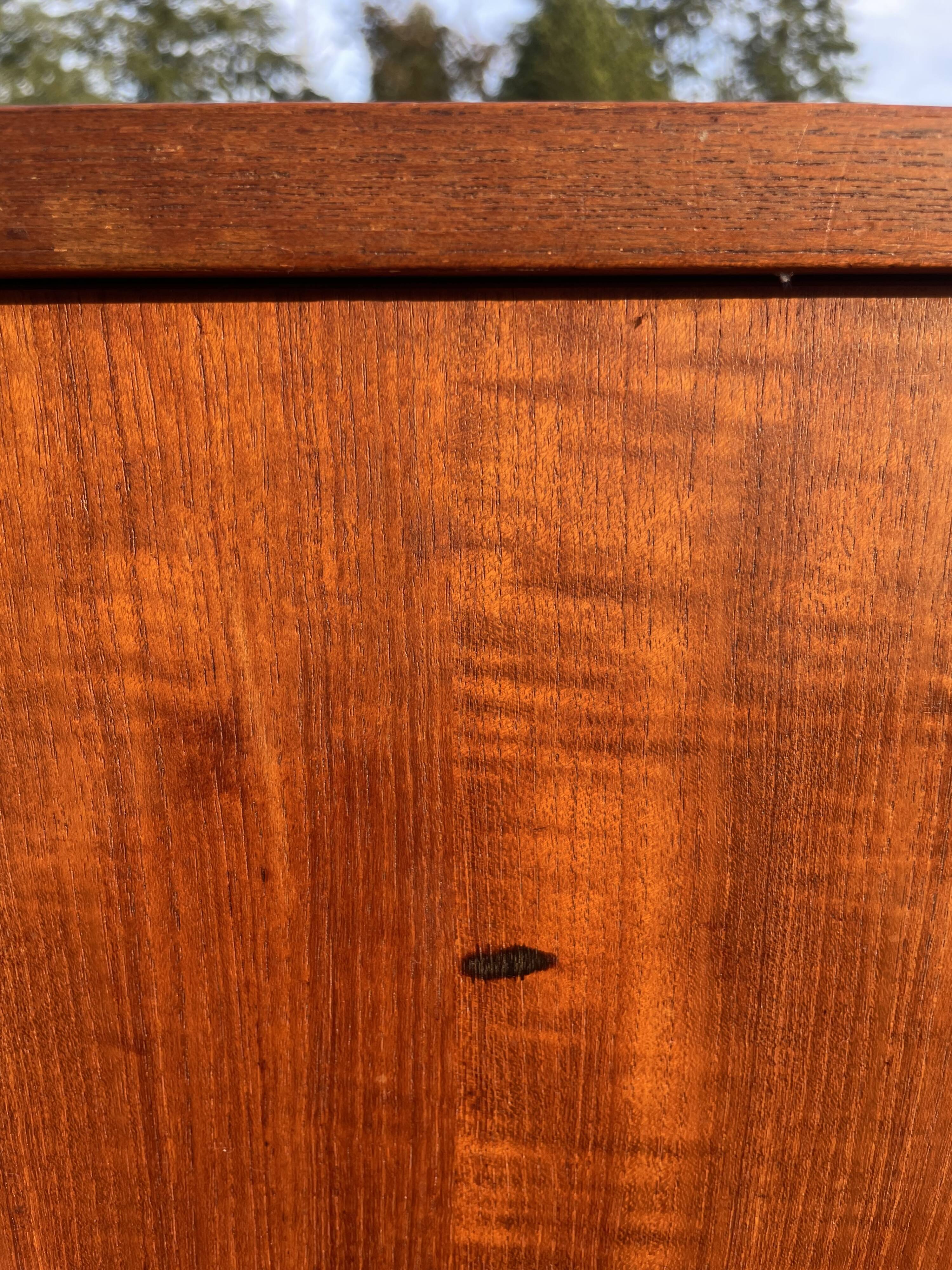 Scandinavian teak row