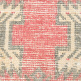 Red vintage door mat rug