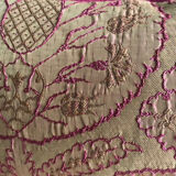 Decorative pillow case in brocade with ottoman turkish 16th century motifs