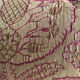 Decorative pillow case in brocade with ottoman turkish 16th century motifs