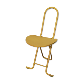 Metal folding chair