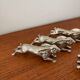 Set of 6 vintage silver-plated knife rests – rabbit shape – style