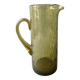 Large bubble glass pitcher from the 70s