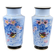 Paire de Vases en Porcelaine – Milieu XIXe