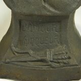 Pair of cast iron fire dogs