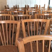 Rare series of 50 chairs Baumann fanett vintage design 1950 1960