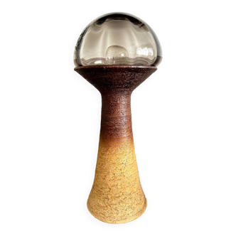 Brutalist designer ceramic lamp
