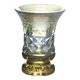 Small cut crystal vase from Bohemia.