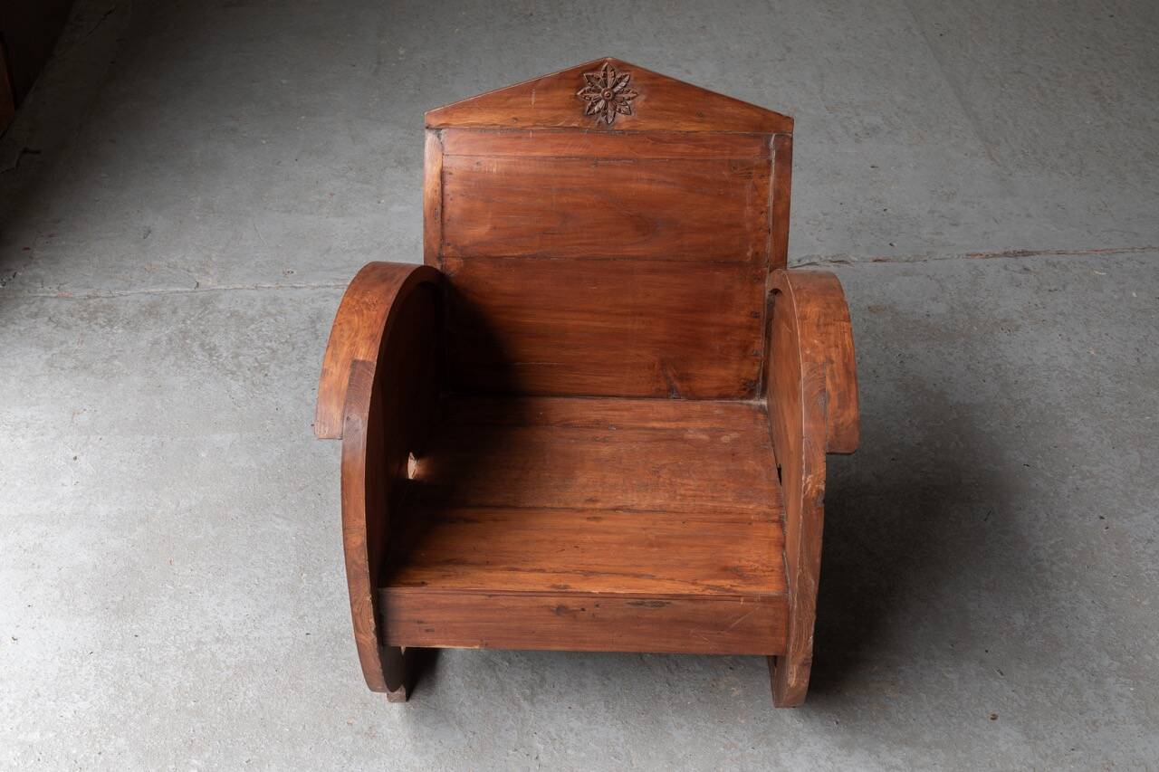 Fireside chairs, Italy, 1960's