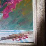 Glaïeuls bouquet table by Guerin