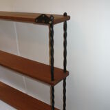 Scandinavian style shelf from the 50s