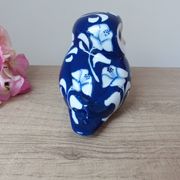 Owl Statuette Villeroy and Boch Gallo – Vintage Cobalt Blue Porcelain