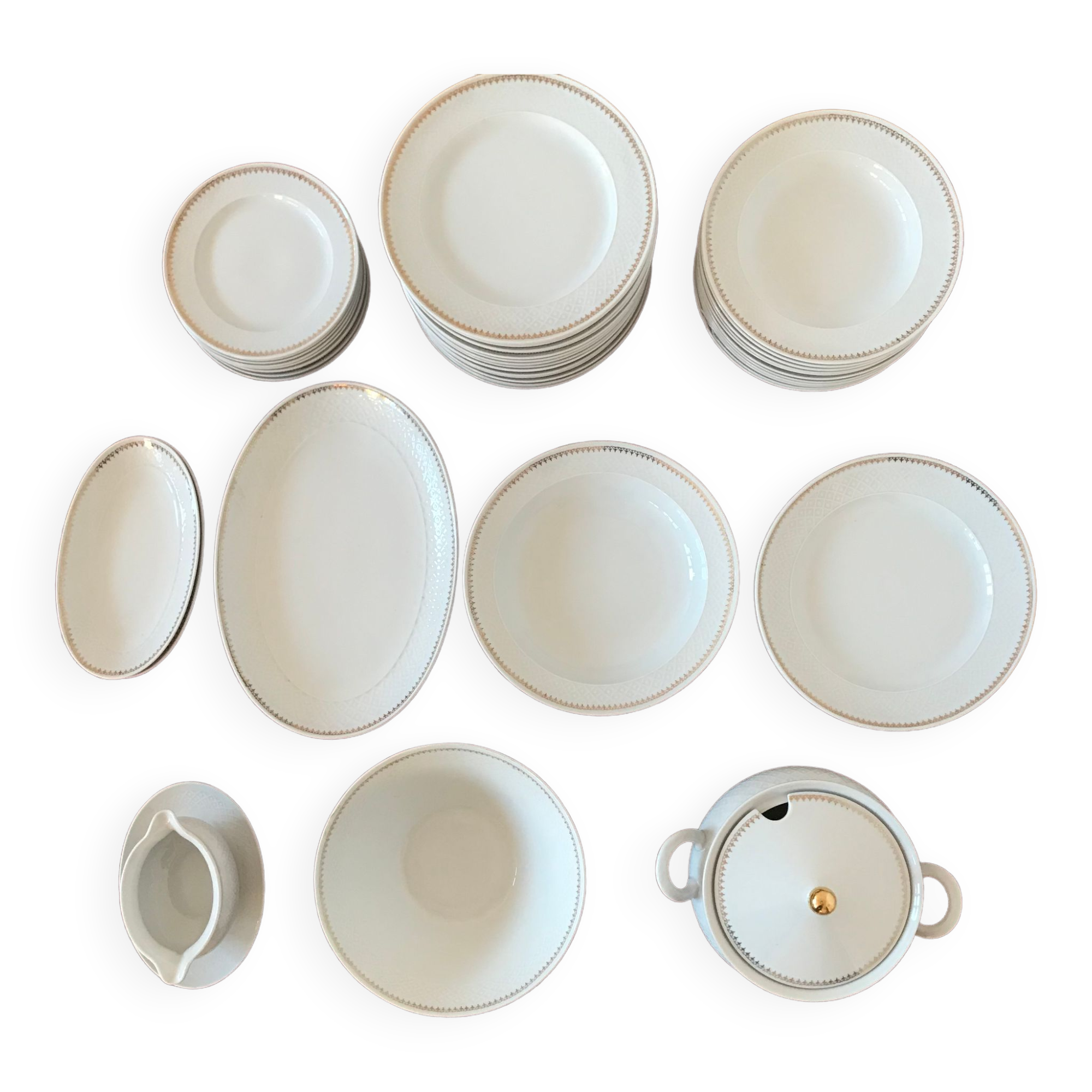 Bavarian porcelain service