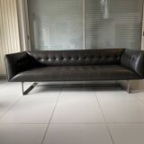 Edouard sofa design carlo colombo brown leather
