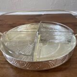 Silver metal dish