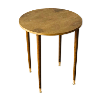 Side table vintage tapered legs 1950