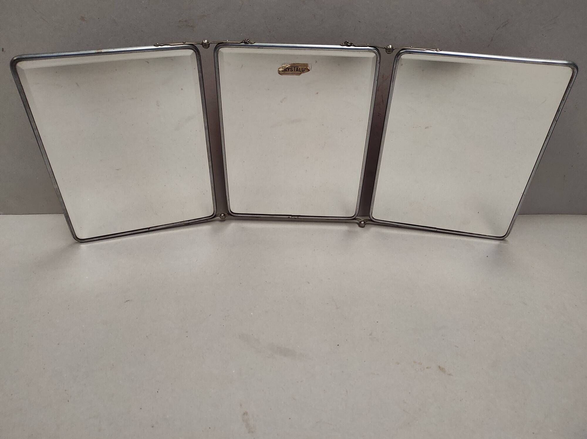 Old triptych mirror
