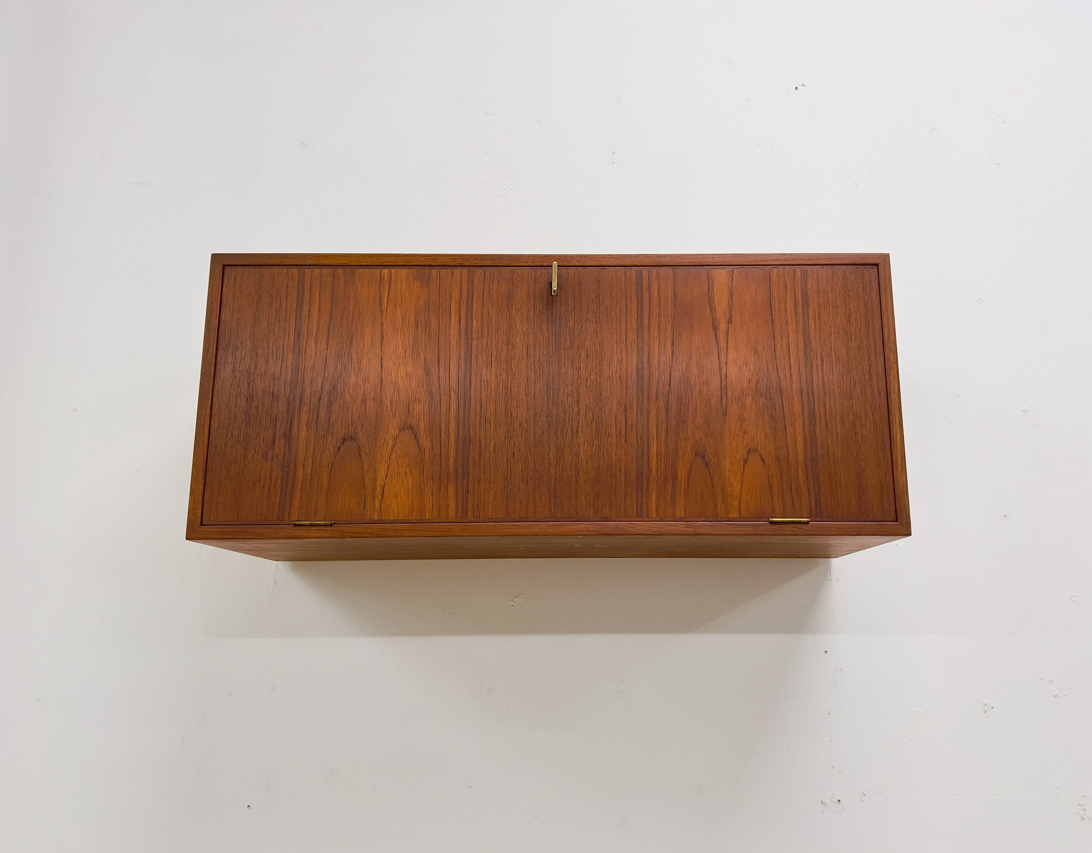 Teak Bar Cabinet By Kai Kristiansen For Feldballes, 1960s