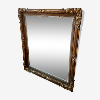 Miroir doré ancien 99x82cm