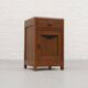 Dutch Art Deco Marble Bedside Table 1920s
