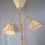 Vintage 3-armed floorlamp, 1940's