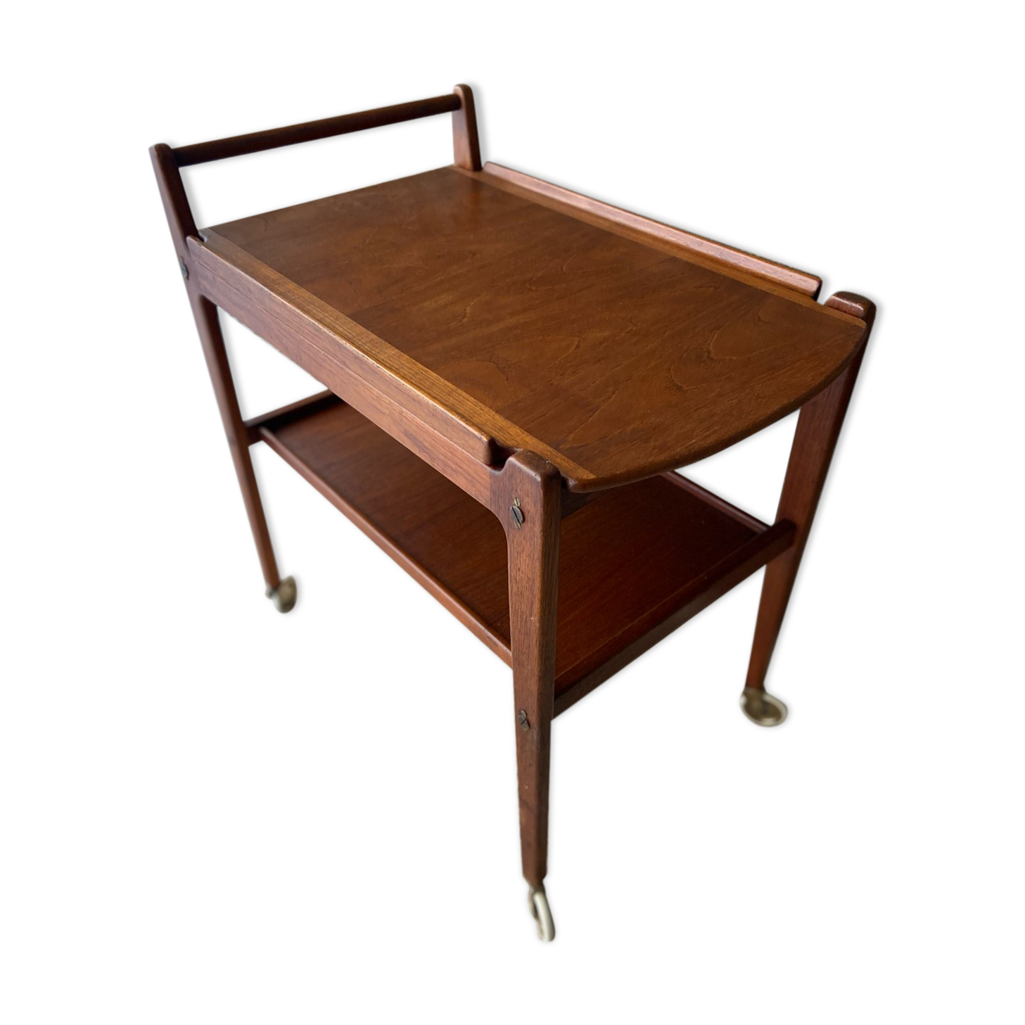 Teak kitchen trolley