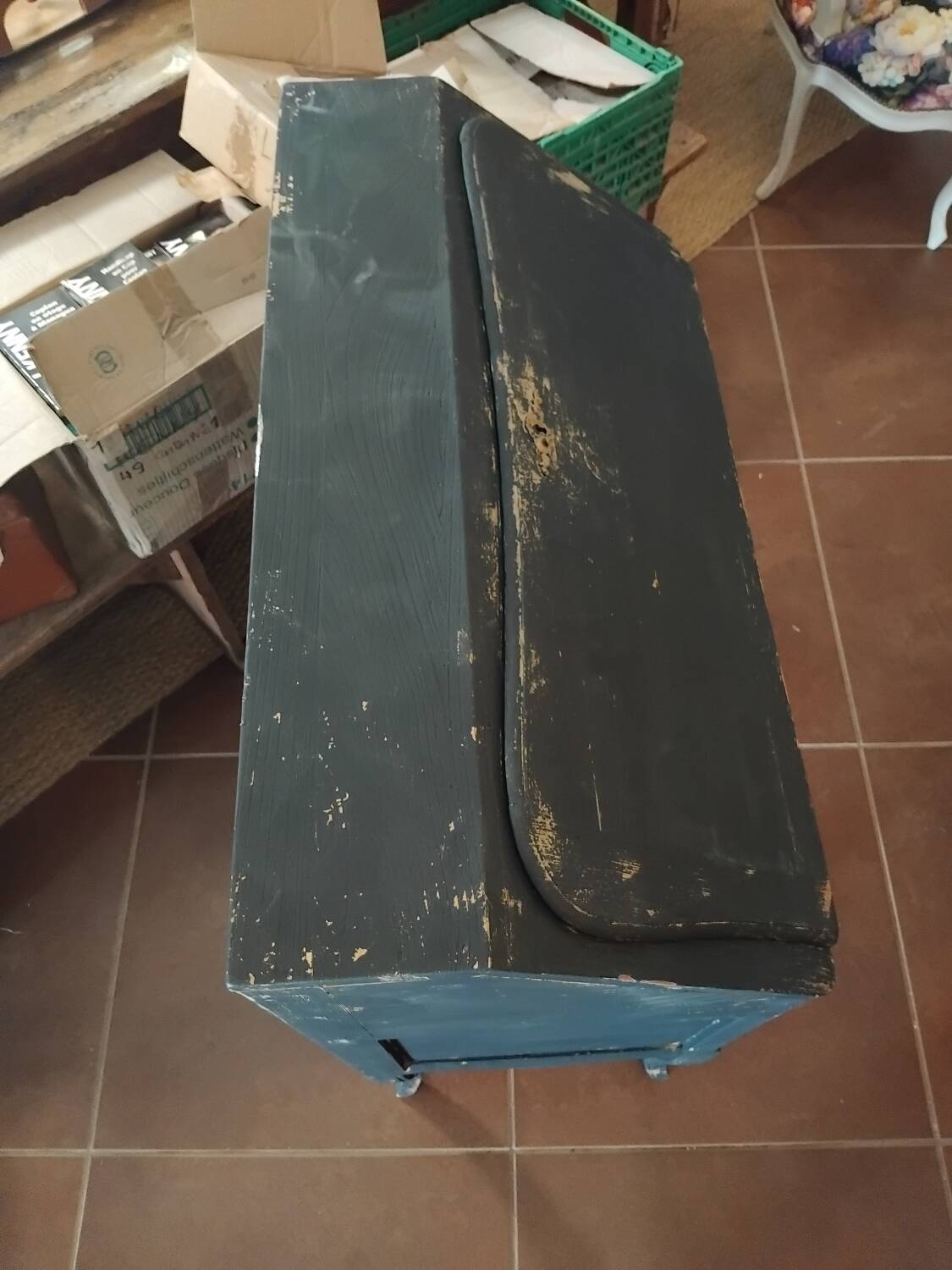 Louis XV style donkey back desk