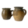 Paire de poteries rustiques, XIXᵉ siècle